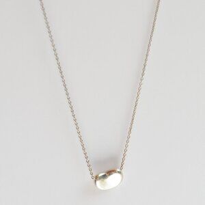 Authentic Preowned Tiffany & Co. Silver Bean Necklace (Small)